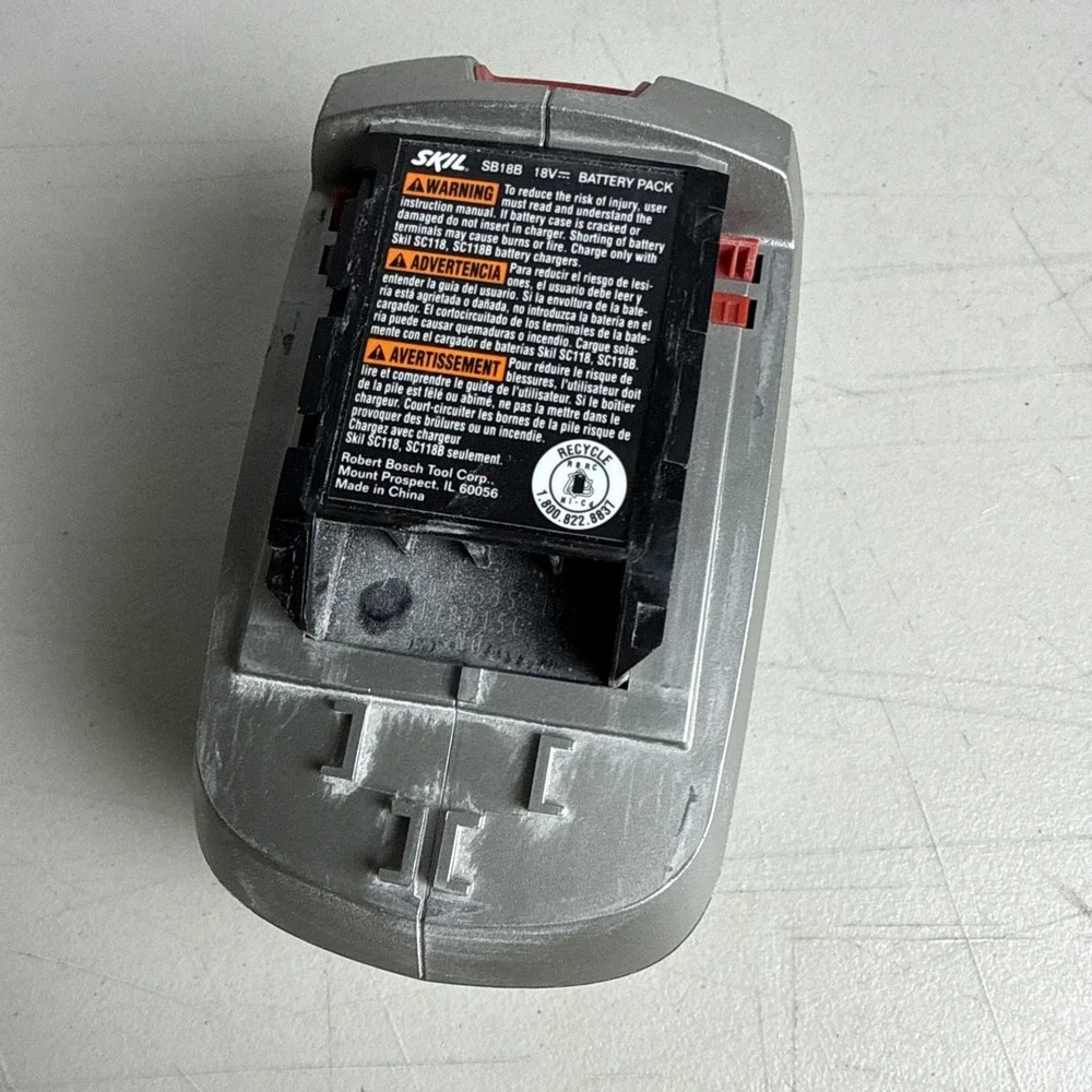 SKIL Genuine 18 Volt Battery OEM Ni-Cd Replacement Power Pack 18v SB18C NICE